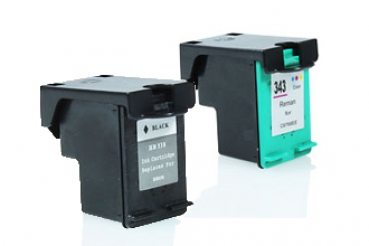 Alternativ zu HP SD449EE / Nr 338 & Nr 343 Tinten Spar-Set Black & Color