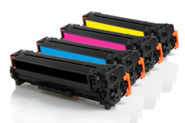 Alternativ zu HP CC530A bis CC533A Toner Spar Set