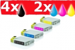 Alternativ zu Epson T0711-T0714 Tinten Spar Set (4xBK,je2xCMY) 10 Stk.