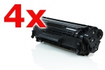 Alternativ zu HP Q2612A Toner Spar-Set (4 St