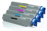 Alternativ zu OKI 43112702 / C9600 Toner Spar Set (BK,C,M,Y) 4 St