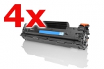 Alternativ zu HP CB436A Toner Spar Set (4 St